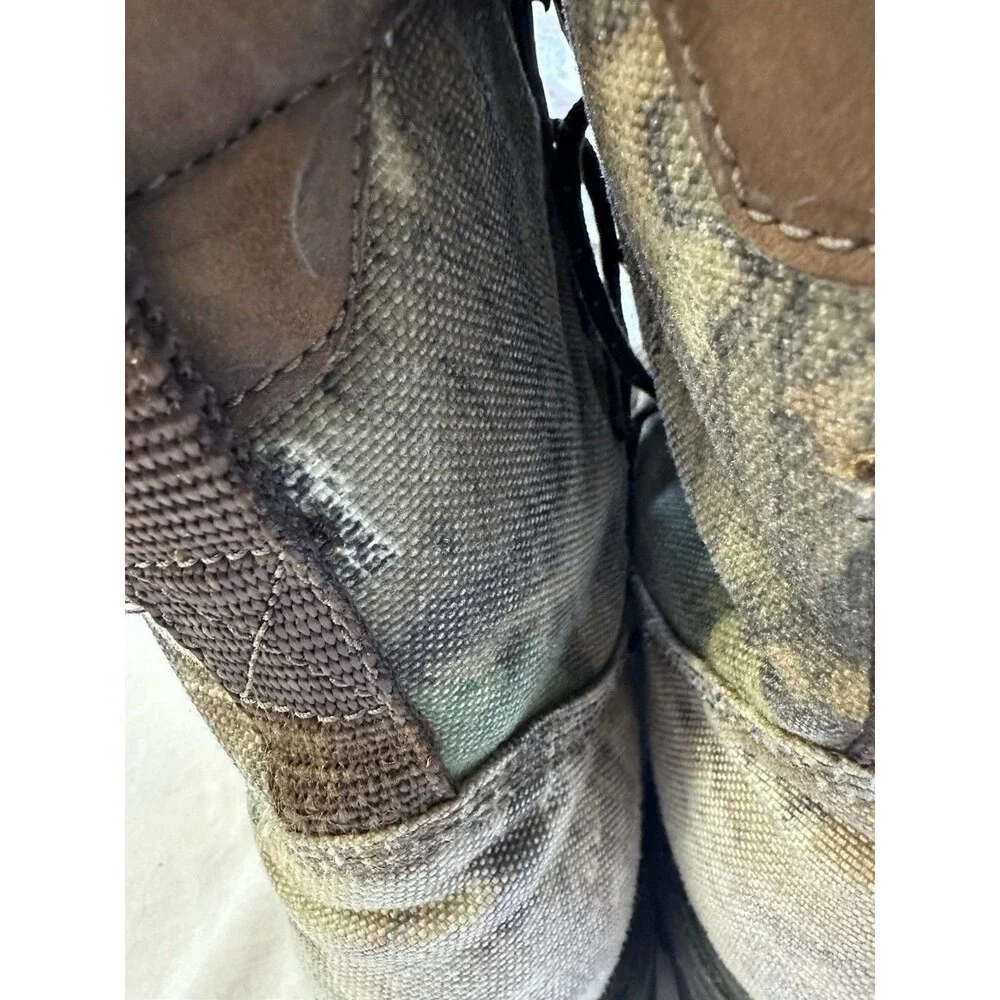 Rocky Brown Canvas & Leather Men's Work Boots